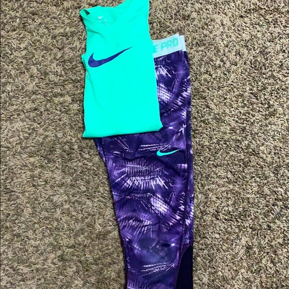 Long sleeve&Legging Kids Nike Set - Picture 1 of 1